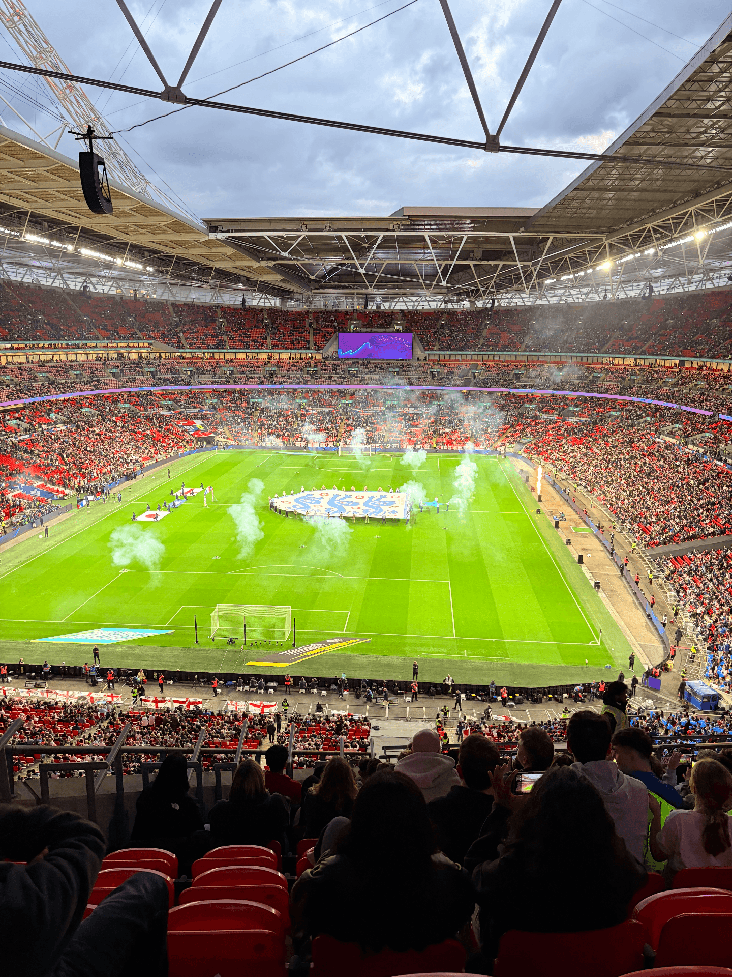 Wembley Stadium Goal Upper 538 Row 12 · Seat number 356