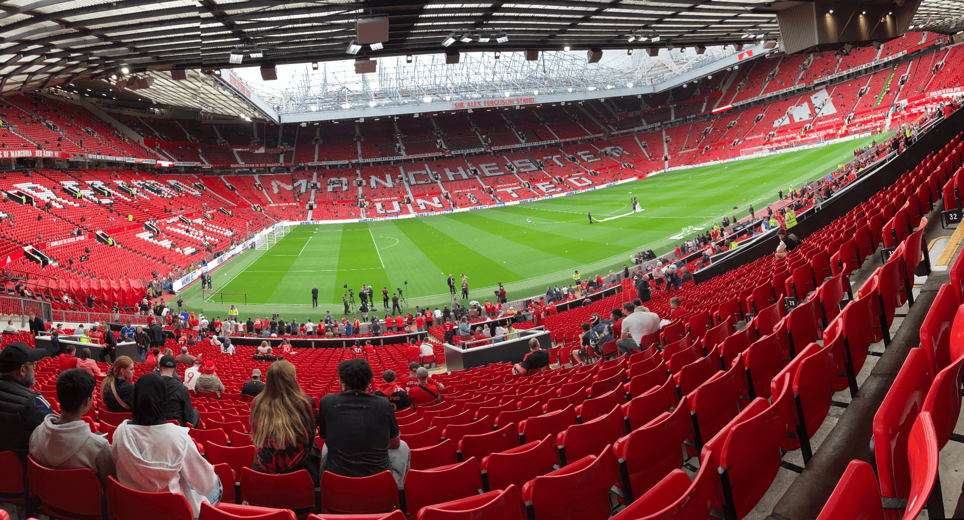 Old Trafford S122 Row 34 · Seat number 213