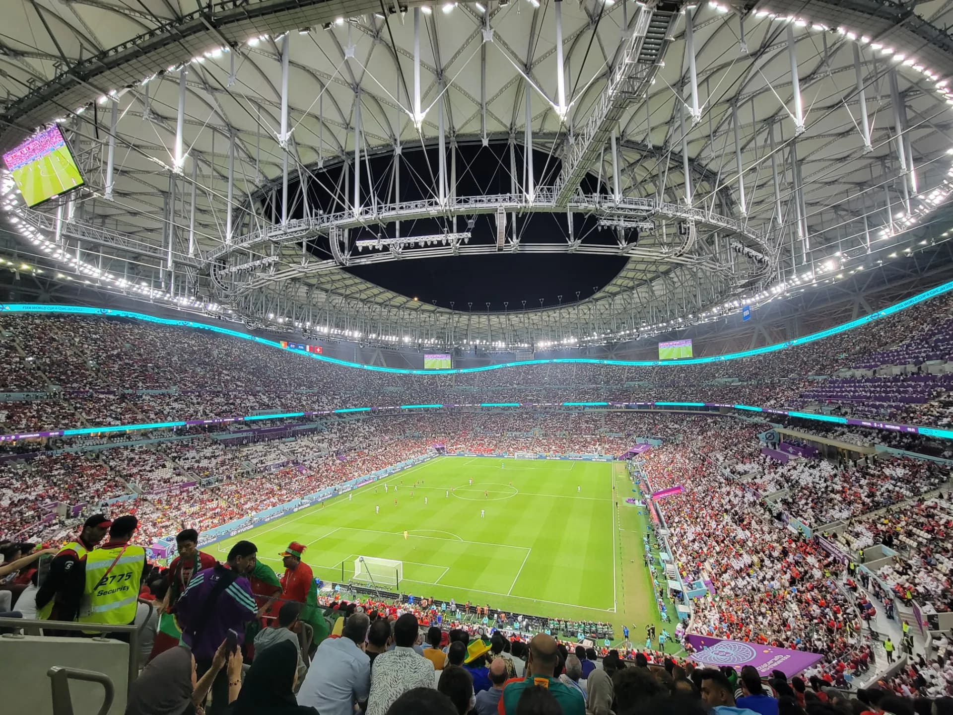 Lusail Stadium Goal Upper 415 Row M · Seat number 19