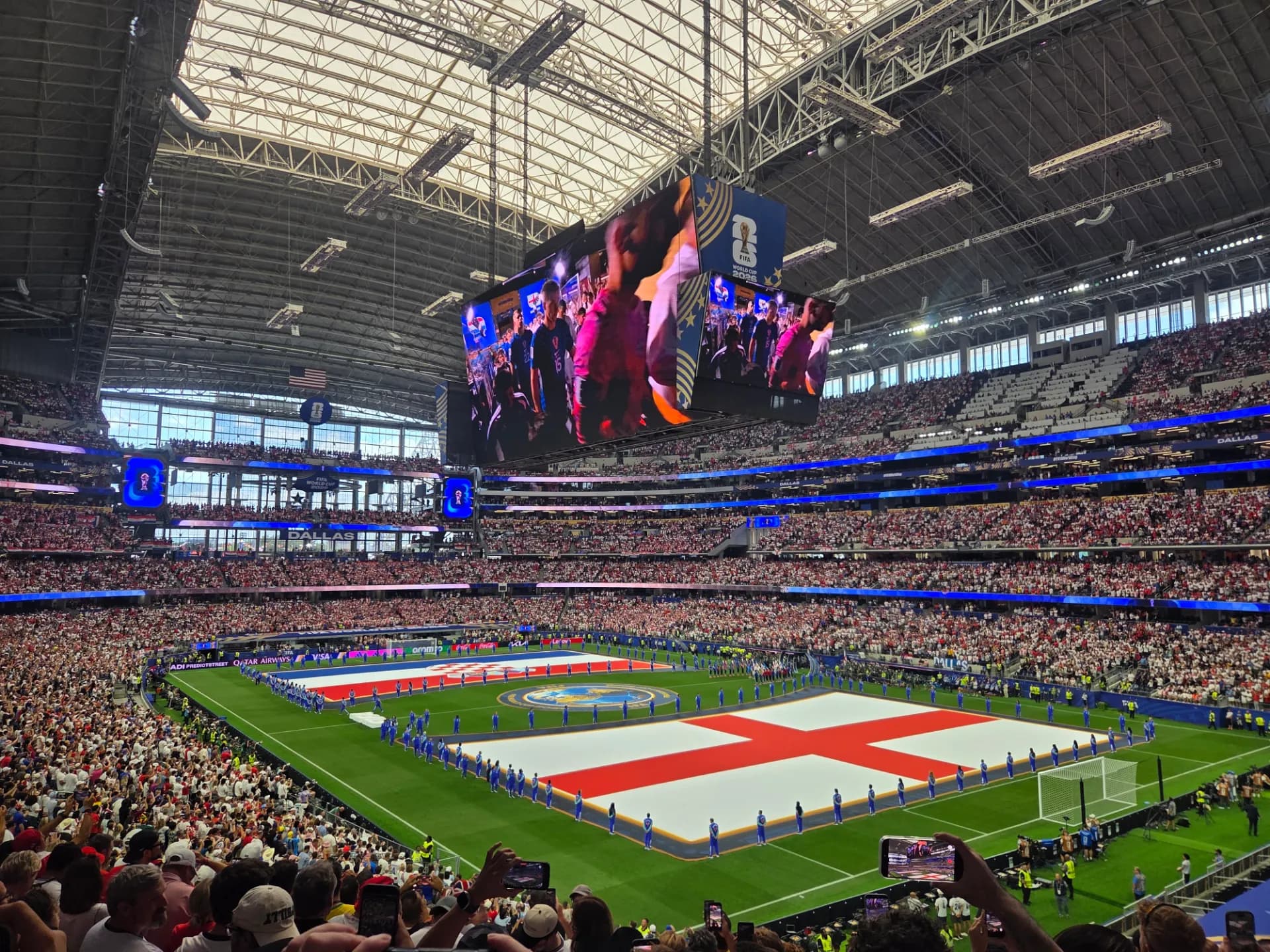 AT&T Stadium Corner 202 Row 10 · Seat number 27