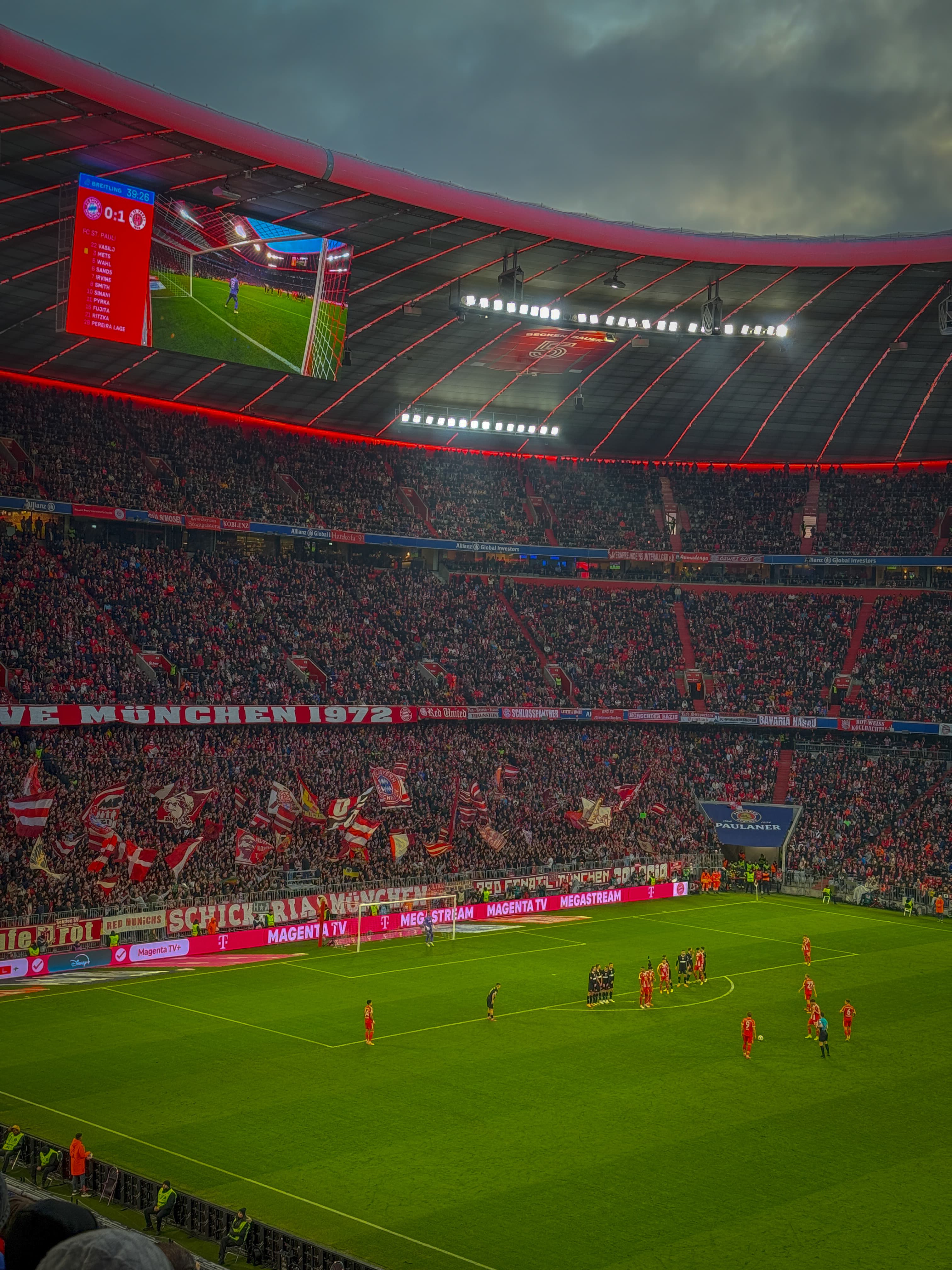 Allianz Arena Back Upper 232 Row 9 · Seat number 10