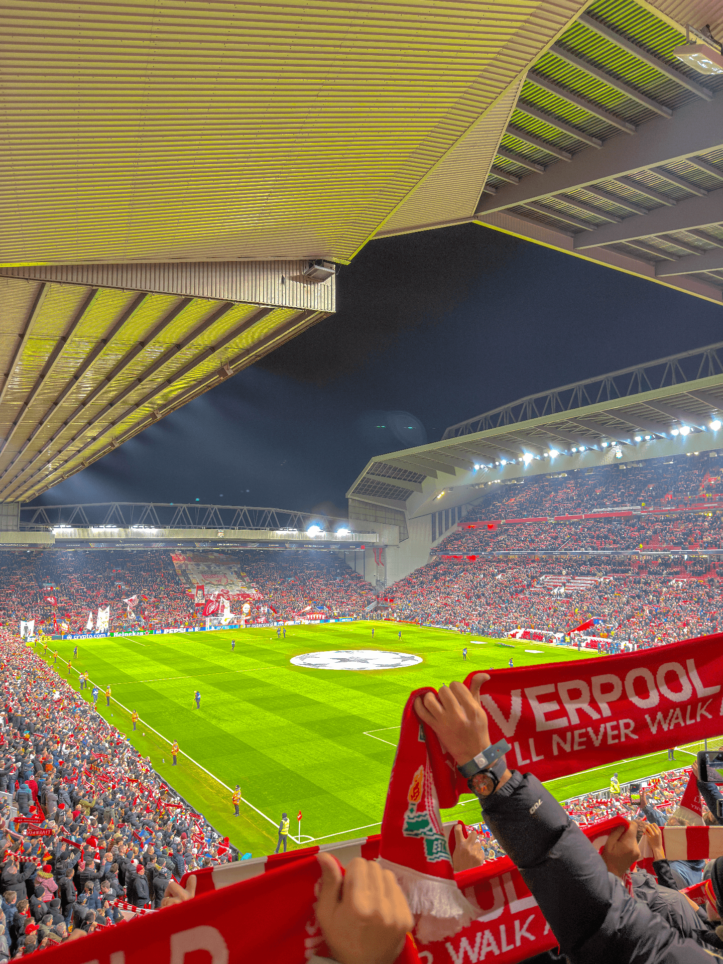 Anfield Goal Upper AM1 Row 5 · Seat number 21